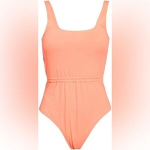 Hutch Mendes Orange One-Piece Swimsuit